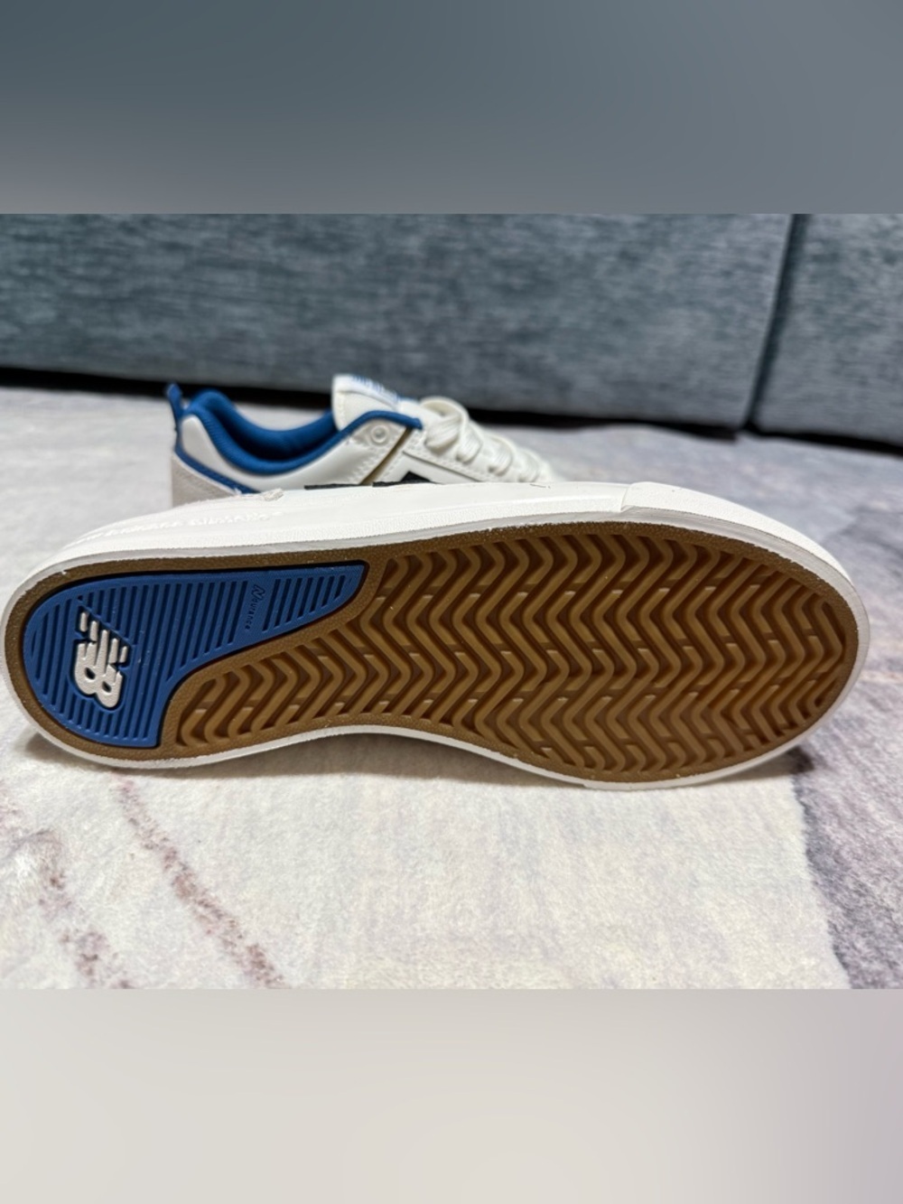 New Balance 306 Low Sneakers in Cream, Navy and Black Men’s size 5.5 - Picture 4 of 9